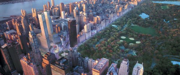 Mandarin Oriental, New York Big Apple aus der Vogelperspektive